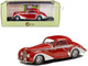 1947 Delahaye 135M Coupe RHD Right Hand Drive Henri Chapron Red Metallic and White with Red Interior Limited Edition 250 pieces Worldwide 1/43 Model Car Esval Models EMEU43017B