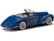 1948 Delahaye 135MS Vedette Cabriolet RHD Right Hand Drive Henri Chapron Two-Tone Blue with Light Blue Interior Limited Edition 250 pieces Worldwide 1/43 Model Car Esval Models EMEU43017C
