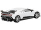 Bugatti Centodieci White with Black Accents Limited Edition 1/64 Diecast Model Car True Scale Miniatures MGT00337