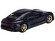 Porsche Taycan Turbo S Gentian Blue Metallic Limited Edition 2400 pieces Worldwide 1/64 Diecast Model Car True Scale Miniatures MGT00339