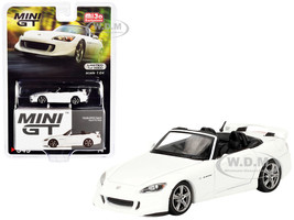 Honda S2000 Type S Convertible Grand Prix White Limited Edition 3000 pieces Worldwide 1/64 Diecast Model Car True Scale Miniatures MGT00349