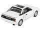 1985 Toyota MR2 MK1 Super White with Sunroof 1/64 Diecast Model Car Paragon Models PA-55362