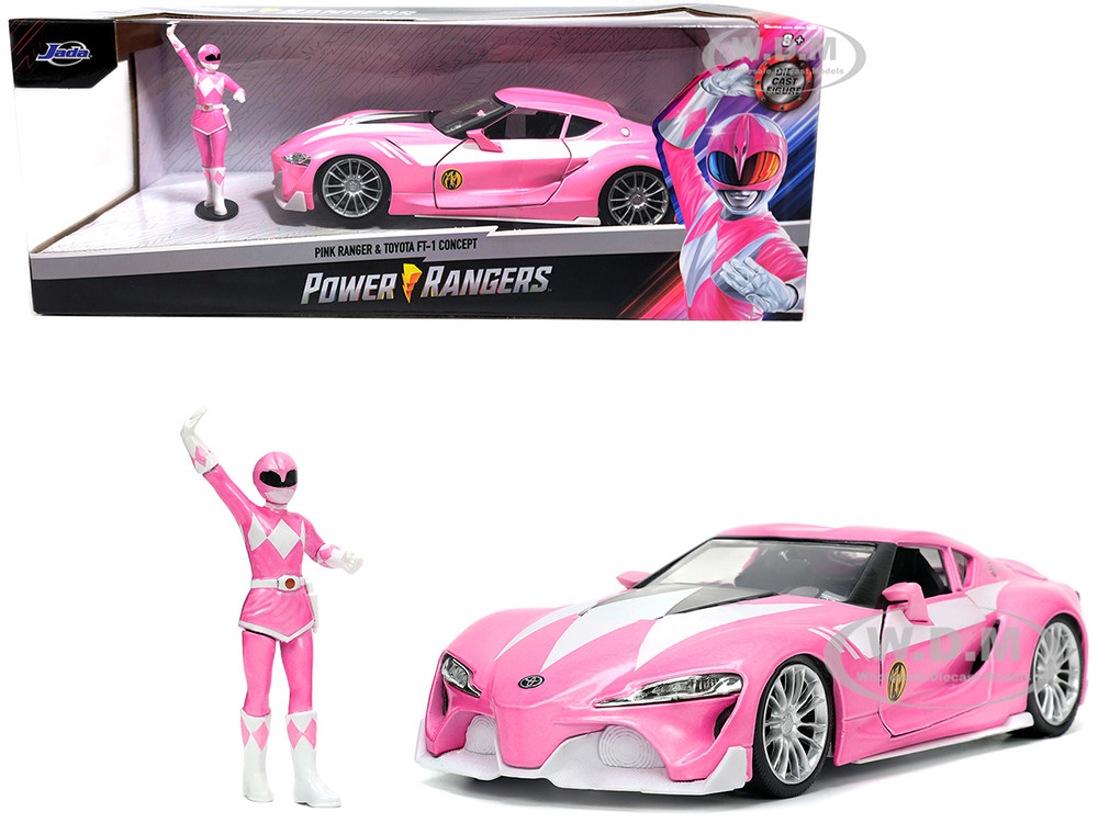 Toyota FT-1 Concept Pink Metallic and Pink Ranger Diecast