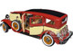 1931 Peerless Master 8 Sedan Maroon Cream Black Top 1/18 Diecast Model Car Auto World AW304