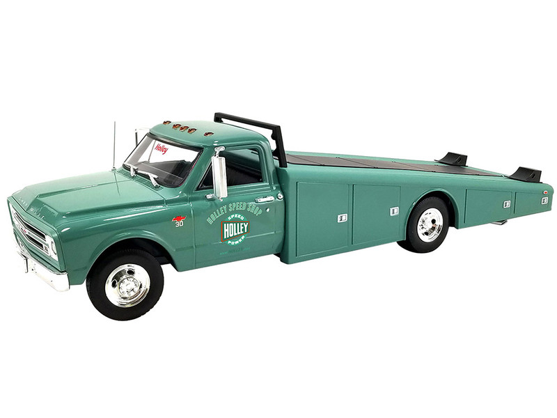 1967 Chevrolet C 30 Ramp Truck Green Holley Speed Shop Limited Edition to 200 pieces Worldwide 1/18 Diecast Model Car ACME A1801707GH