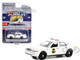 1998 Ford Crown Victoria Police Interceptor White United States Secret Service Police Washington DC Hot Pursuit Special Edition 1/64 Diecast Model Car Greenlight 43015B