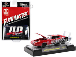 1969 Dodge Charger Daytona HEMI #40 Red Graphics Flowmaster Limited Edition 6600 pieces Worldwide 1/64 Diecast Model Car M2 Machines 31500-HS29