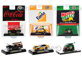 3 Sodas Set 3 pieces Release 14 Limited Edition 9600 pieces Worldwide 1/64 Diecast Model Cars M2 Machines 52500-A14