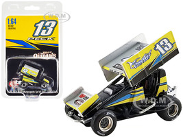 Winged Sprint Car #13 Justin Peck Coastal Race Parts Buch Motorsports World of Outlaws 2022 1/64 Diecast Model Car ACME A6422007