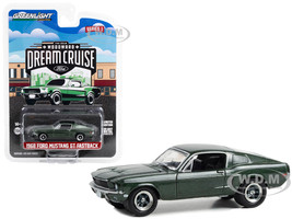 1968 Ford Mustang GT Fastback Green Metallic 24th Annual Woodward Dream Cruise Featured Heritage Vehicle 2018 Woodward Dream Cruise Series 1 1/64 Diecast Model Car Greenlight 37280E