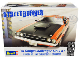 Level 4 Model Kit 1970 Dodge Challenger T/A Streetburner 2-in-1 Kit 1/24 Scale Model Revell 85-2596