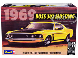 Level 4 Model Kit 1969 Ford Mustang Boss 302 1/25 Scale Model Revell 85-4313