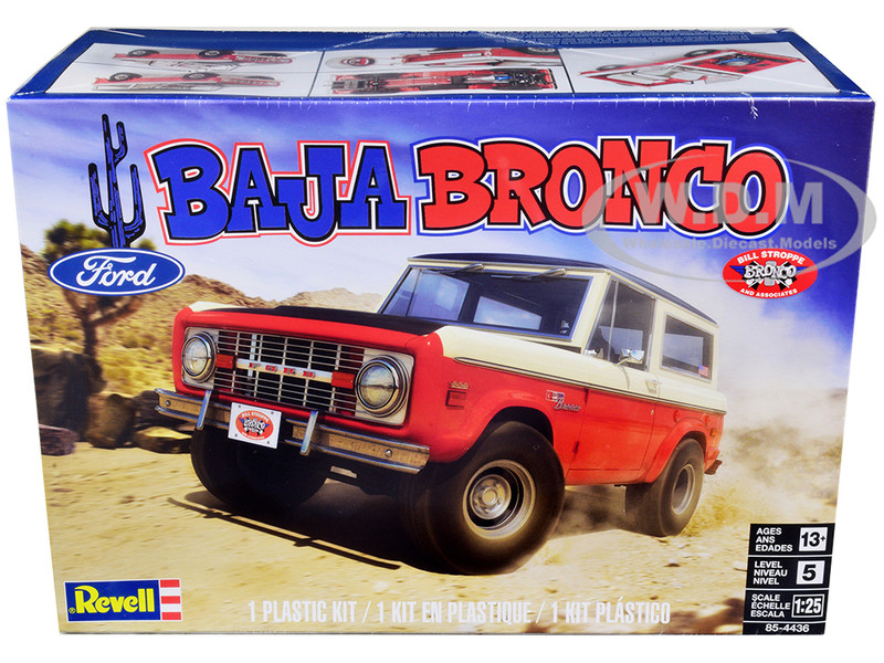 Level 5 Model Kit Ford Baja Bronco Bill Stroppe and Associates 1/25 Scale Model Revell 85-4436