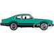 1974 Ford Maverick Grabber Green Black Stripes Forgotten Classics Series 1/24 Diecast Model Car Motormax 73332grn