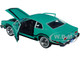 1974 Ford Maverick Grabber Green Black Stripes Forgotten Classics Series 1/24 Diecast Model Car Motormax 73332grn