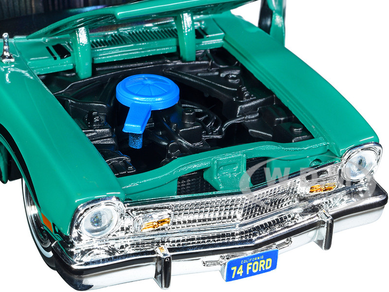 1974 Ford Maverick Grabber Green Black Stripes Forgotten Classics