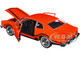 1974 Ford Maverick Grabber Orange Black Stripes Forgotten Classics Series 1/24 Diecast Model Car Motormax 73332or