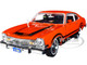 1974 Ford Maverick Grabber Orange Black Stripes Forgotten Classics Series 1/24 Diecast Model Car Motormax 73332or