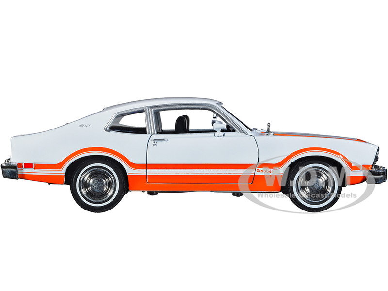 1974 Ford Maverick Grabber White Orange Stripes Forgotten Classics