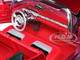 1958 Chevrolet Impala Convertible Lowrider Dark Red Metallic Red Interior Get Low Series 1/24 Diecast Model Car Motormax 79025