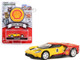 2019 Ford GT #18 Yellow and Red Shell Oil Shell Oil Special Edition Series 1 1/64 Diecast Model Car by Greenlight 41125E