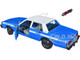 1990 Chevrolet Caprice Police Blue White NYPD New York City Police Department Artisan Collection 1/18 Diecast Model Car Greenlight 19106