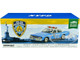 1990 Chevrolet Caprice Police Blue White NYPD New York City Police Department Artisan Collection 1/18 Diecast Model Car Greenlight 19106