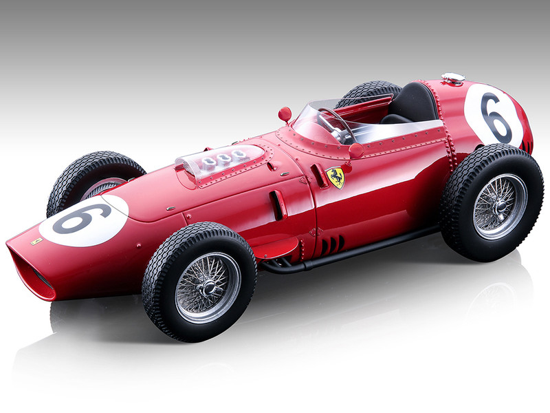 Ferrari 246 256 Dino #6 Dan Gurney 2nd Place Formula One F1 German GP 1959 Limited Edition to 125 pieces Worldwide 1/18 Model Car Tecnomodel TM18-244D