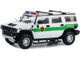 2003 Hummer H2 White U.S Border Patrol 1/18 Diecast Model Car Highway 61 HWY-18038