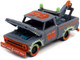 1965 Chevrolet Tow Truck #65 Derby Smoke Gray Graphics Demolition Derby Street Freaks Series Limited Edition 15196 pieces Worldwide 1/64 Diecast Model Car Johnny Lightning JLSF022-JLSP209A