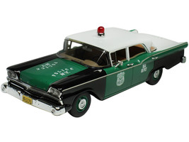 1959 Ford Fairlane Green with White Top New York Police Department Tactical Patrol Force Limited Edition 1/43 Model Car Goldvarg Collection GC-NYPD-007