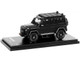 2017 Mercedes-Benz G-Class 4x4 Brabus 550 Adventure Matt Black Carbon Hood Roof Rack AR Box Series 1/64 Diecast Model Car Almost Real 660303001
