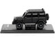 2017 Mercedes-Benz G-Class 4x4 Brabus 550 Adventure Matt Black Carbon Hood Roof Rack AR Box Series 1/64 Diecast Model Car Almost Real 660303001