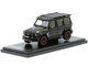 2020 Mercedes-AMG G63 Brabus G-Class Adventure Package Obsidian Black Carbon Hood Roof Rack AR Box Series 1/64 Diecast Model Car Almost Real 660531001