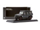 2020 Mercedes-AMG G63 Brabus G-Class Adventure Package Obsidian Black Carbon Hood Roof Rack AR Box Series 1/64 Diecast Model Car Almost Real 660531001