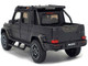 2020 Mercedes-Benz Brabus G 800 Adventure XLP Pickup Truck Designo Night Magno Matt Black AR Box Series 1/64 Diecast Model Car Almost Real 660545001