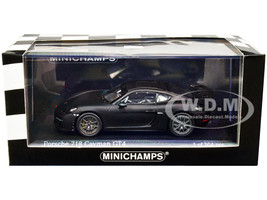 2020 Porsche 718 Cayman GT4 Plainbody Matt Black Limited Edition 304 pieces Worldwide 1/43 Diecast Model Car Minichamps 410196101