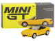 Mazda Miata MX-5 NA Convertible Sunburst Yellow Limited Edition 2400 pieces Worldwide 1/64 Diecast Model Car True Scale Miniatures MGT00392