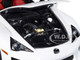 Lexus LFA Whitest White Red Black Interior 1/18 Model Car Autoart 78850