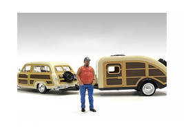 Campers Figure 1 1/24 Scale Models American Diorama 76434