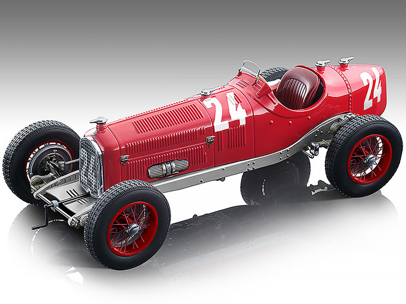 Alfa Romeo P3 Tipo B #24 Tazio Nuvolari 3rd Place Monza GP 1932 Mythos Series Limited Edition 170 pieces Worldwide 1/18 Model Car Tecnomodel TM18-266C
