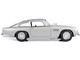 Aston Martin DB5 RHD Right Hand Drive Silver Metallic James Bond 007 Goldfinger 1964 Movie James Bond Collection Series 1/24 Diecast Model Car Motormax 79857