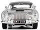 Aston Martin DB5 RHD Right Hand Drive Silver Metallic James Bond 007 Goldfinger 1964 Movie James Bond Collection Series 1/24 Diecast Model Car Motormax 79857
