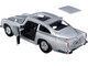 Aston Martin DB5 RHD Right Hand Drive Silver Metallic James Bond 007 Goldfinger 1964 Movie James Bond Collection Series 1/24 Diecast Model Car Motormax 79857