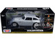 Aston Martin DB5 RHD Right Hand Drive Silver Metallic James Bond 007 Goldfinger 1964 Movie James Bond Collection Series 1/24 Diecast Model Car Motormax 79857
