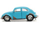Volkswagen Beetle Matt Blue Weathered Stitch Diecast Figure Lilo and Stitch 2002 Movie Hollywood Rides Series 1/32 Diecast Model Car Jada 33251