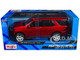 2021 Chevrolet Tahoe Red Metallic Sunroof 1/24 Diecast Model Car Maisto 31533