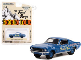 1965 Ford Mustang Fastback Blue The Ford Boys Bill Goodro Ford Denver CO Hobby Exclusive 1/64 Diecast Model Car Greenlight 30366