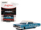 1963 Chevrolet Impala SS 409 Convertible Azure Aqua Blue Metallic Cream Top Lot #1119 Barrett-Jackson Scottsdale Edition Series 10 1/64 Diecast Model Car Greenlight 37260B