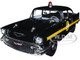 1957 Chevrolet 150 Sedan Black Yellow Stripes Kentucky State Police 1/18 Diecast Model Car Highway 61 HWY-18027